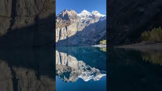 Oeschinensee Beautiful Stunning 😍🤩 switzerland [upl. by Ertsevlis121]