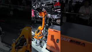 Smart Robotic Welding of HBeam Steelintelligentwelding hbeamwelding welding industrialrobots [upl. by Selma825]