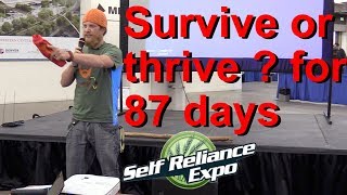 Fowlers Keynote Speech at 2017 Denver Self Reliance Expo My 87 days on Historys Alone season 3 [upl. by Tabshey]