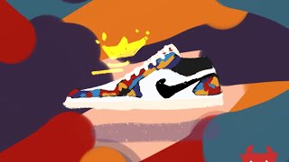 Air Jordan 1 Low quotNothing but netquot timelapse video [upl. by Dyal324]