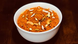 Carrot Halwa with kova  Restaurant style carrot Halwa  How to make carrot Halwa in TamilDesserts [upl. by Aes791]