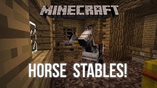 Minecraft Horse Stables [upl. by Vallie496]