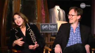 Natalia Tena amp David Thewlis talk Harry Potter [upl. by Oiled]