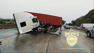 US Postal Truck Crash  Recovery  Big Rig Recovery  Heavy Tow  HD  Towman [upl. by Rehttam341]