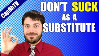 Tips for Substitute Teachers  My Favorite Advice [upl. by Waverley]