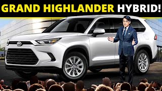 2024 Toyota Grand Highlander Hybrid Review [upl. by Wheeler]