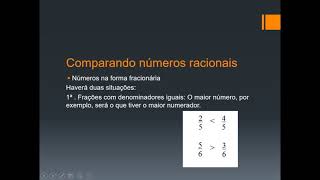 Reconhecimento das diferentes representações de um número racional  6º ano  Profº Alex [upl. by Anirtek]