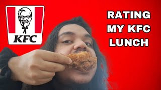 Rating My KFC Meal [upl. by Leora]