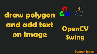 java draw polygon and add text on images with opencv  OpenCV  Java  eclipse  swing [upl. by Devonna]