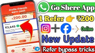 Go share New Update  Go share Instagram  Facebook Login [upl. by Isidor]