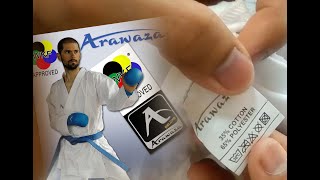 Unboxing and REVIEW ARAWAZA KUMITE DELUXE WKF APPROVED [upl. by Ayatahs]