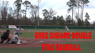 GREGORY DIGIARO RBI DOUBLE STAC BASEBALL VS BENTLEY UNIVERSITY [upl. by Holladay651]