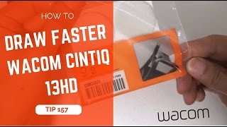 Draw faster with your Cintiq 13HD Wacom [upl. by Zere919]