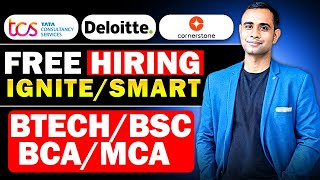 TCS 2025 Biggest Free Hiring  Deloitte Hiring  Cornerstone hiring  2022232425 [upl. by Kcirdla197]