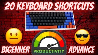 Boost Your Productivity with THESE 20 Keyboard Shortcuts [upl. by Intosh297]