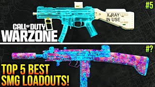 WARZONE New Top 5 BEST META SMG LOADOUTS After Update WARZONE Best Setups [upl. by Adnirol88]