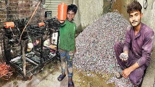 Incredible Mass Production Process Of Plastic Rope  How Recycling Old Plastic Material Process [upl. by Brittnee782]