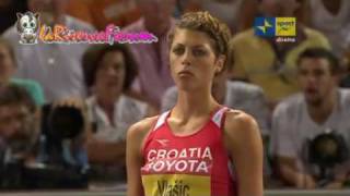 Mondiali Atletica Berlino 2009 Finale salto in alto Donne  Blanka Vlasic 204  23  20 agosto [upl. by Goddord]