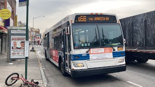 ᴴᴰ MTA NYCT 2009 Orion VII NG Hybrid 4201 on the Q56 Bus  Jamaica Av170 St [upl. by Nnagem]