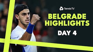 Shapovalov Battles Borges Cerundolo amp Djere Also In Action  Belgrade 2024 Day 4 Highlights [upl. by Eugen941]