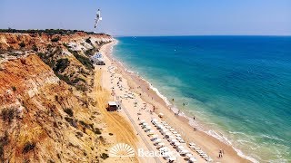 Praia da Falésia Olhos de Água Portugal [upl. by Nichy]