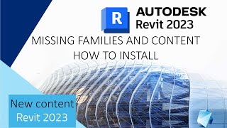 Missing families in Revit 2023  Install families and specific language and region content [upl. by Freytag918]