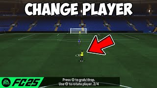 How To Change Practice Arena Player And Team In FC 25 [upl. by Amak]