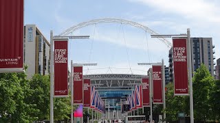 The ICONIC WEMBLEY STADIUM amp Our Guide To Getting Around [upl. by Ayotak]