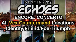 Destiny 2 Encore Concerto All Vex Countermand Locations Vex Countermand Specimen [upl. by Oahc989]