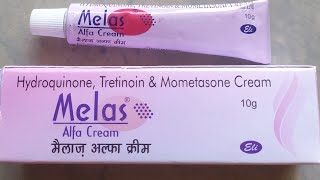 melas creammelas alfa creamमेलाज।मेलाज अल्फा क्रीम।मेलाज क्रीम। [upl. by Ramal]