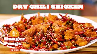 How to Make Dry Chili Chicken A Sichuan Classic  Hunger Pangs [upl. by Steffane221]