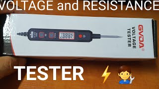 Tester napięcia GVDA GD181 VOLTAGE TESTER [upl. by Grannia]