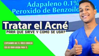 COMO CURE MI ACNE CON PEROXIDO DE BENZOLIO Y ADAPALENO Epiduo 100 EFECTIVO [upl. by Ingar]