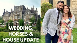 GREEK WEDDING GOODWOOD RACECOURSE amp HOUSE UPDATE 🏡 [upl. by Orian]