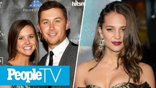 Alicia Vikander On Swimming With Sharks Scotty McCreery Reveals Plans For Wedding Day  PeopleTV [upl. by Yahsal772]