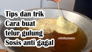 Cara buat telur gulung sosis anti gagal [upl. by Eiramlatsyrk]