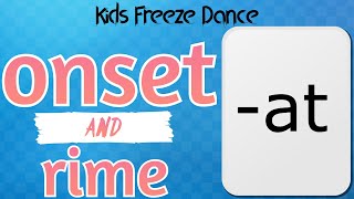 Kids Freeze Dance  Onset and Rime at [upl. by Eerehc913]