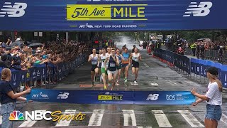 World Champ Jake Wightman duels fellow Brit in mens 5th Avenue Mile  HIGHLIGHTS  NBC Sports [upl. by Reiniar]