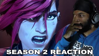 FIRST TIME WATCHING  ARCANE SEASON 2 EPISODE 1 REACTION [upl. by Ela]