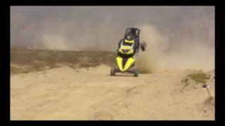 Class 1 Unlimited Buggy Rollover Crash 2009 BITD Vegas to Reno Desert Race 1511 Nevada V2R [upl. by Dnomsaj]