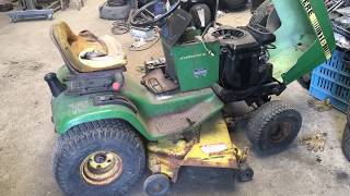 John Deere 116  John Deere rasentraktor  John Deere 116 lawn tractor [upl. by Bush505]