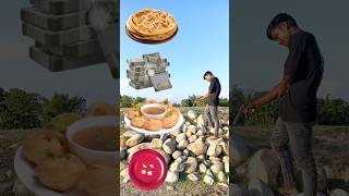 Aammi ki roti Papa ka pasa Gol gappe icecream 🍦Funny vfx magical shorts 😂😁 [upl. by Klute]