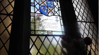 A new STAINED GLASS WINDOW St Marys Church Beaminster Dorset [upl. by Nort]