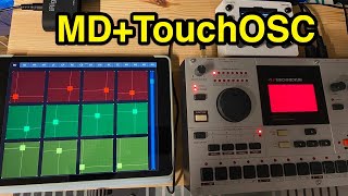 Machinedrum  TouchOSC  template for controlling machines  no talking [upl. by Daisy]