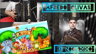 El zoologico  Alfredo Olivas instruccional acordeon de FA [upl. by Yatnahs]