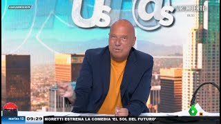 El cómico pique de Alfonso Arús con Boris Izaguirre quotLleva un programa y ya tiene una mesa mejorquot [upl. by Reiko109]