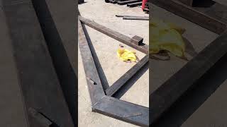 Structure teras banane ka process shortssytshirtssshortytshort YouTube short grill gate design [upl. by Esyahc]