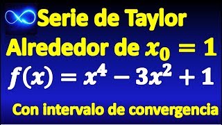 Serie de Taylor alrededor de x1 de función polinomial [upl. by Erinn604]