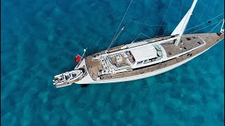 Jongert Yachts AZZURA Amazing Sailing Super Yacht [upl. by Luke]