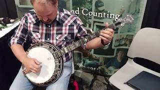 First look at the Deering Rustic Wreath 5 String Banjo  Summer NAMM 2018 [upl. by Nicko]